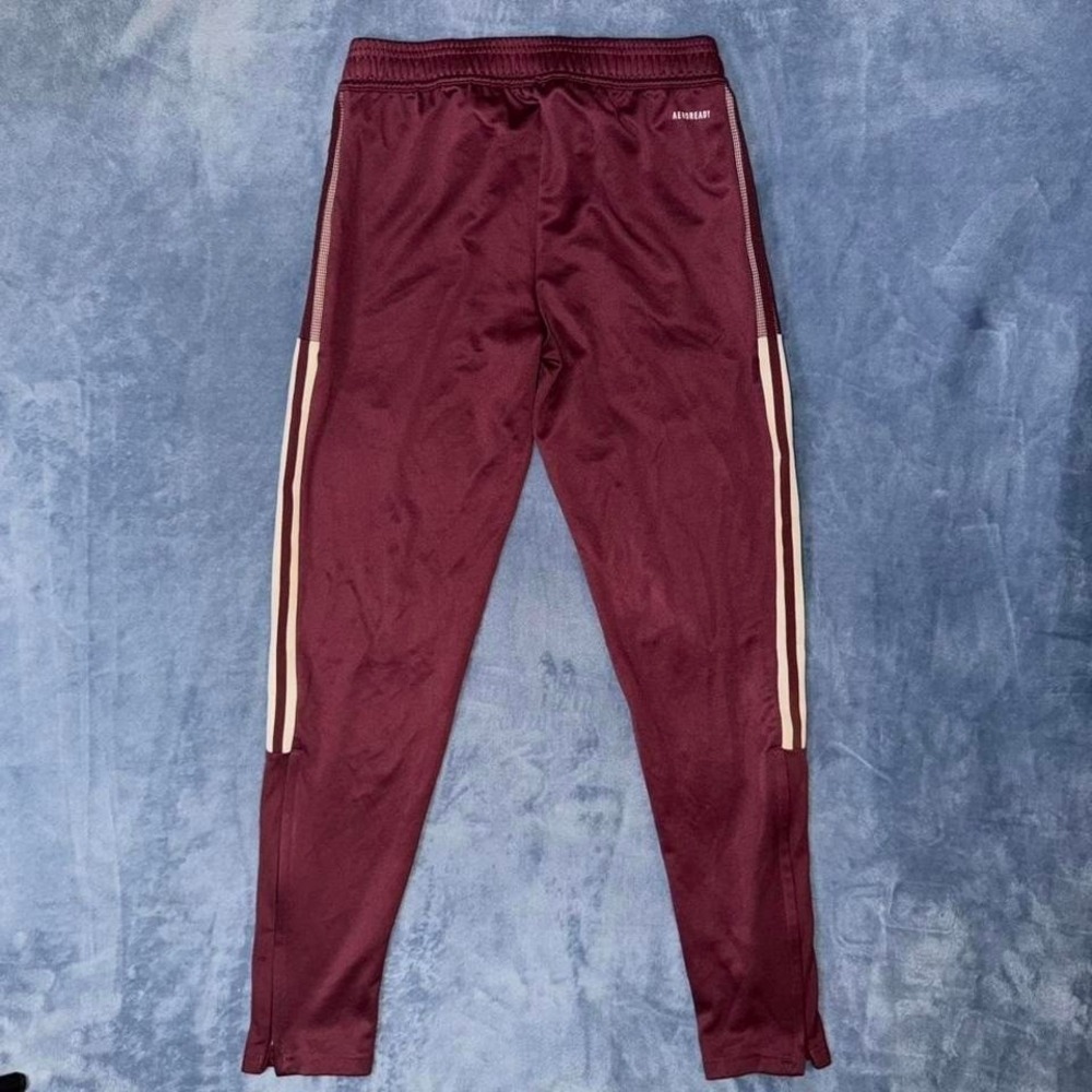 Adidas burgundy track pants women Size S - Picture 6 of 6